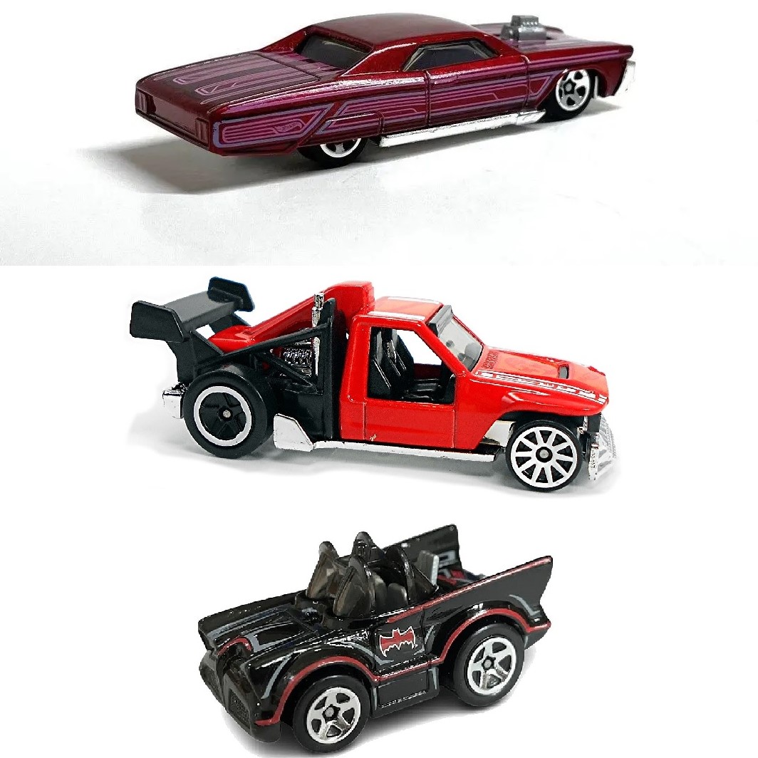 Hot Wheels Kit com 3 Mini Carros