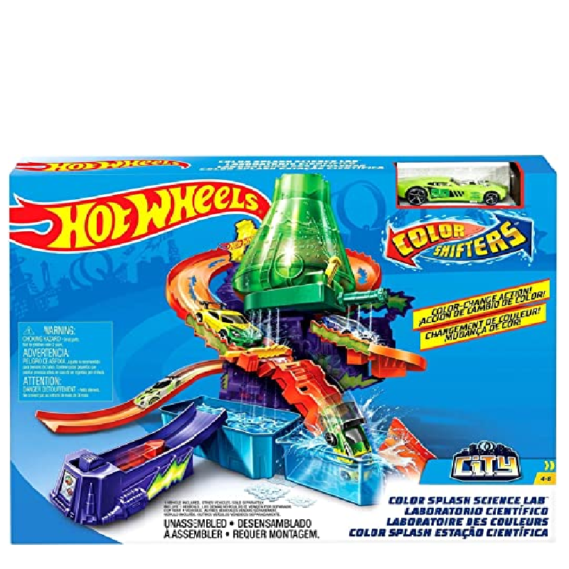 Pista Hot Wheels Color Shifters Estação Científica Mattel