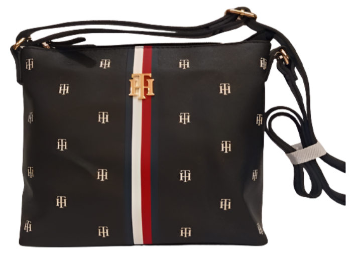 Bolsa Tommy Hilfiger Com Alça Transversal Monogramas