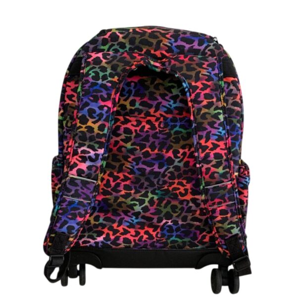 Mochila Kipling de Rodinha New Zea Rainbow Jungle - Imagem 2