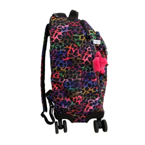 Mochila Kipling de Rodinha New Zea Rainbow Jungle - Imagem 3