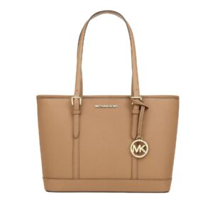 Bolsa de Ombro Michael Kors Jet Set Travel Camel Grande