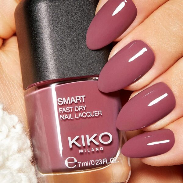 Kiko Milano Esmalte Smart Fast Dry - Cor 07 (Vintage Rose) - Imagem 3