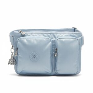 Pochete Kipling Presto Up  Estilosa e Pratica Cor Azul Gelo