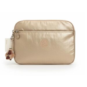 Kipling Case Para Notebook 13" Dourado Metalico com Chaveiro