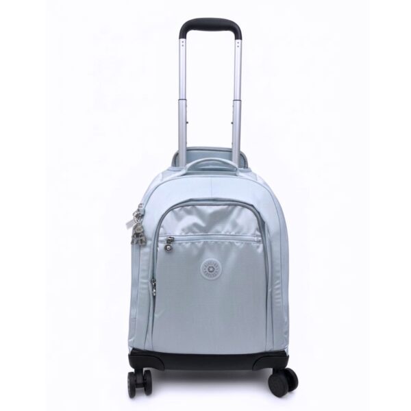 Mochila Kipling de Rodinha New Zea Azul Gelo - Imagem 2