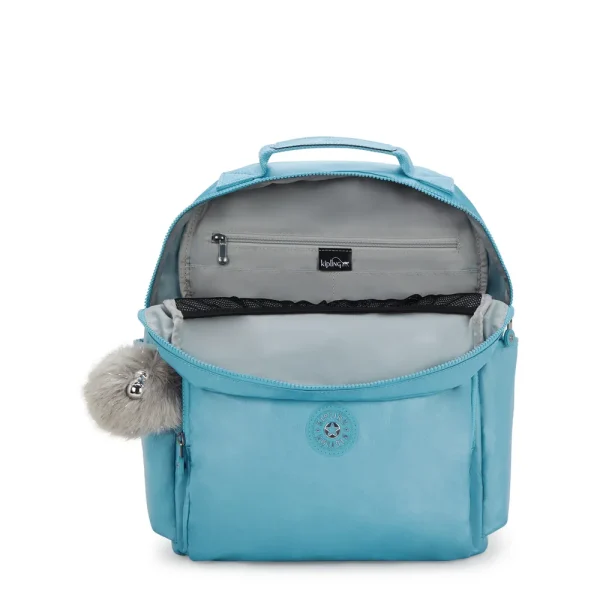 Mochila De Maternidade Kipling So Baby Azul Metalica + Trocador - Imagem 2