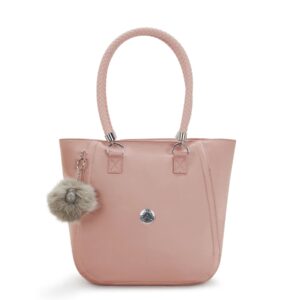 Kipling Bolsa Feminina Tyra Petal Rosa com Chaveiro