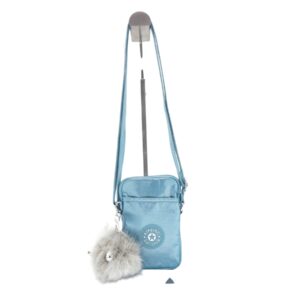 Kipling Bolsa Transversal Para Celular Tally Azul Metalico