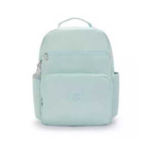 Mochila De Maternidade Kipling So Baby Azul Gelo + Trocador