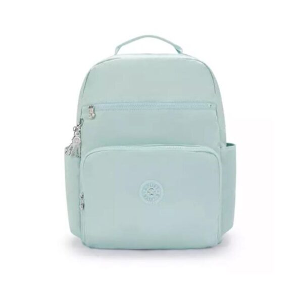 Mochila De Maternidade Kipling So Baby Azul Gelo + Trocador