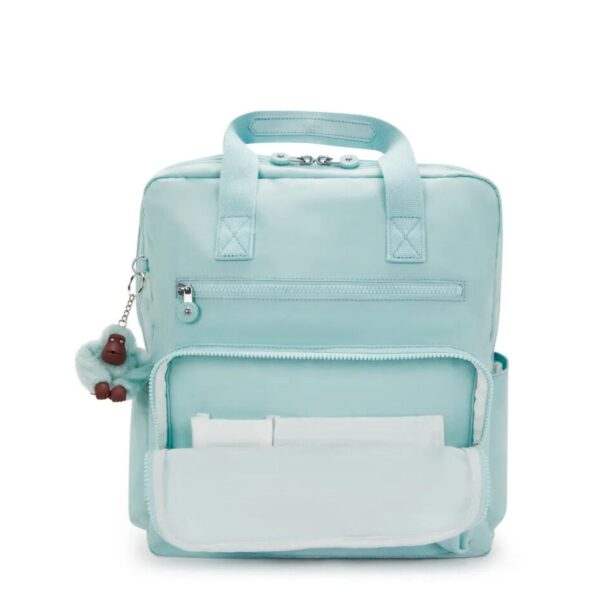 Mochila De Maternidade Kipling Audrie Verde Água + Trocador - Imagem 3