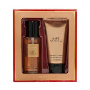 Victoria Secret Loção e Fragrância Bare Vanilla Kit Viagem