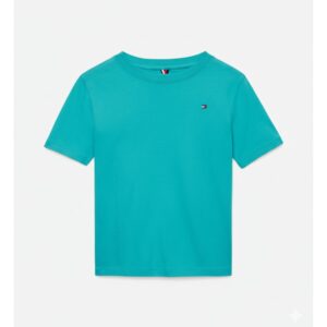 Tommy Hilfiger Camiseta Infantil Para Meninos Verde Água