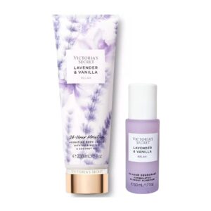 Victorias Secret Loção e Desodorante Lavender e Vanilla Kit