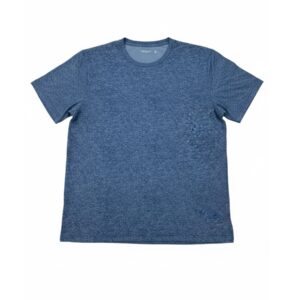 Abercrombie Camiseta Masculina Azul Chuviscado  Tamanho GG