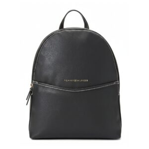 Tommy Hilfiger Mochila Whitney Ii Media Preta  Com Logo