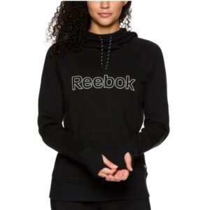 Reebok Moletom Feminino French Terry com Capuz e Bolso Tam P