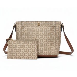 Tommy Hilfiger Bolsa Transversal com Carteira Bege