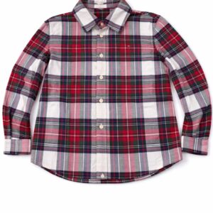 Tommy Hilfiger Camisa Xadrez Juvenil Meninos 16 / 18 Anos