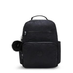 Kipling Mochila Maternidade So Baby+Trocador Preto Python