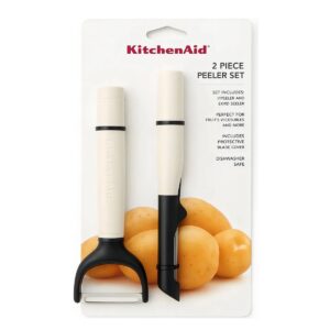 Conjunto De Descascadores Kitchenaid Euro e Y-Peeler - Branco