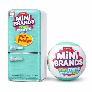 Mini Brands Fill The Fridge Zuru Geladeira +1 Bola Surpresa