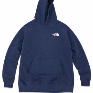 North Face Peaks Blusa de Moletom Bolso Canguru Azul Feminin