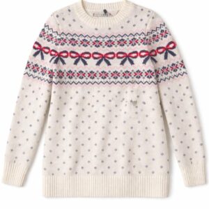 Tommy Hilfiger Suéter Em Malha Dupla de Tricô Para Meninas