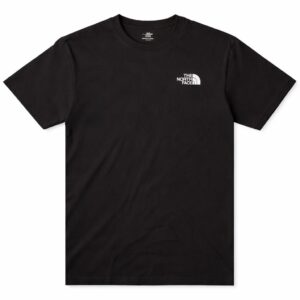 North Face Low Read  Camiseta Preta  100% Algodão Masculina