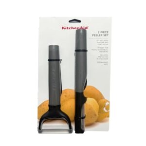 Conjunto Descascadores Kitchenaid  Euro e Y-Peeler - Cinza