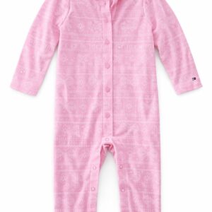 Tommy Hilfiger Macacão Para Bebê Longo Infantil Rosa