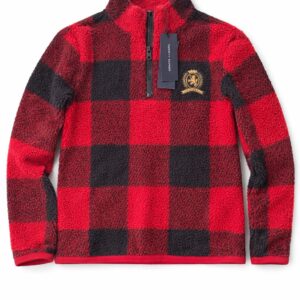Tommy Hilfiger Casaco Sherpa Xadrez Clássico Meninos