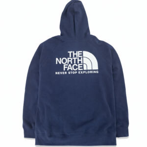 North Face Peaks Blusa de Moletom  Bolso Canguru Azul Femin.