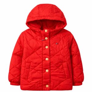 Tommy Hilfiger Casaco Térmico Resistente A Água Para Meninas