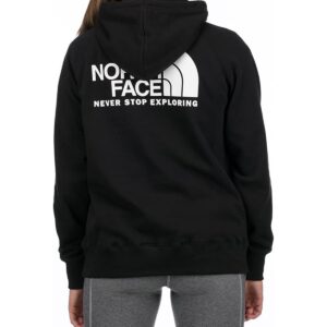 North Face  Blusa de Moletom Feminino Bolso Canguru  Preto