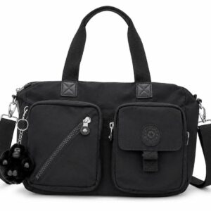 Kipling Defea Bolsa Preta Com Alça Transversal  e De Ombro