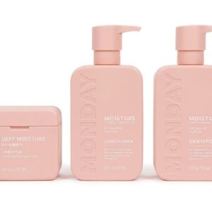 Monday Moisture Shampoo, Condicionador e Mascara Keratin Kit