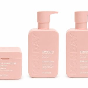 Monday Smooth Shampoo ,Condicionador e Mascara Keratin Kit