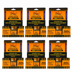 Tiger Balm Pomada Ultra Forte 18 Gramas Kit com 6