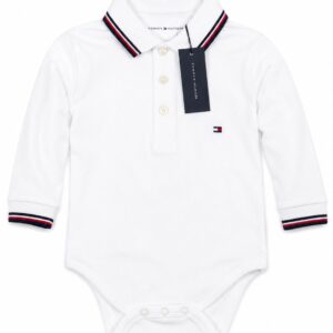 Tommy Hilfiger Body  Polo Infantil Branco  24 Meses
