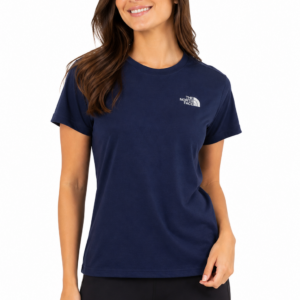 North Face Camiseta Low Read Azul Marinho 100% Algodão Femi