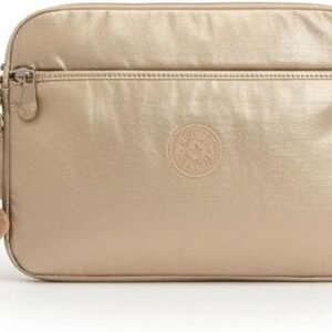 Kipling Case para Notebook  13 Polegadas  Dourado Metálico