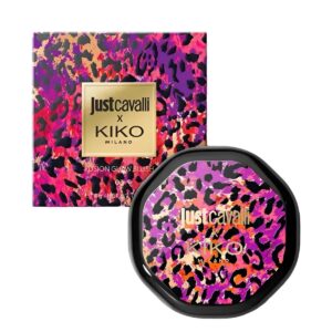 Kiko Milano x Just Cavalli Glow Blush em Pó Cor 03 Wild Rose