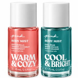 Victoria’s Secret Body Splash Pink Warm & Cozy+Cool & Bright