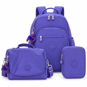 Kipling Mochila Seoul XL +Estojo 100 Pens+Lancheira Térmica Kit