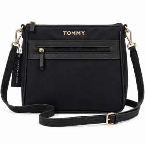 Tommy Hilfiger  Bolsa Transversal Feminina  Neoprene  Preta