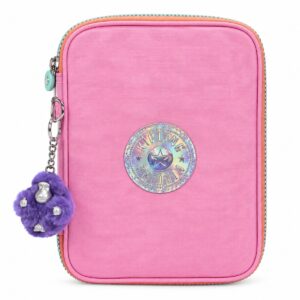 Kipling Estojo 100 Pens Cor Rosa - Bubblegum Pink Mix Pop