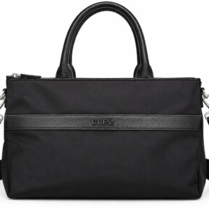 Guess Bolsa  Preta Bella Dama Tote De Alça E Mão Neoprene