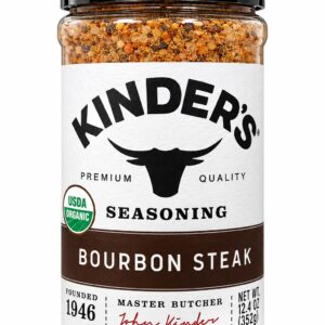 Kinder’s  Tempero Para Carnes Sabor Bourbon  Steak 352g
